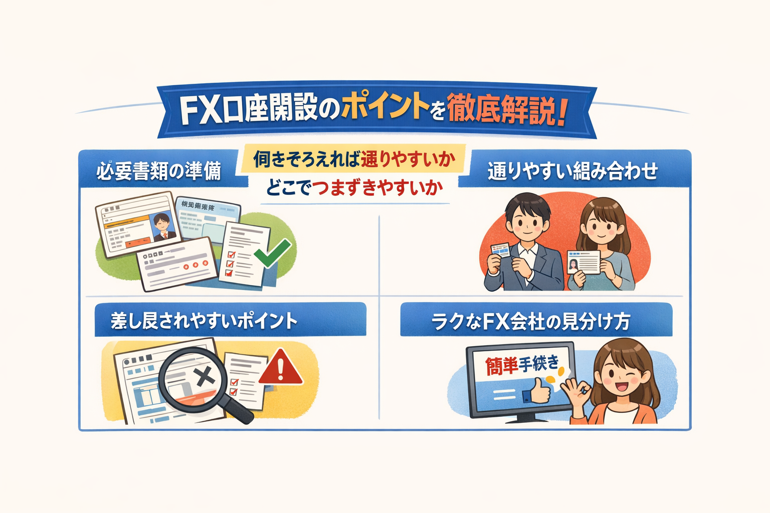 FX口座開設に必要なものの全体像